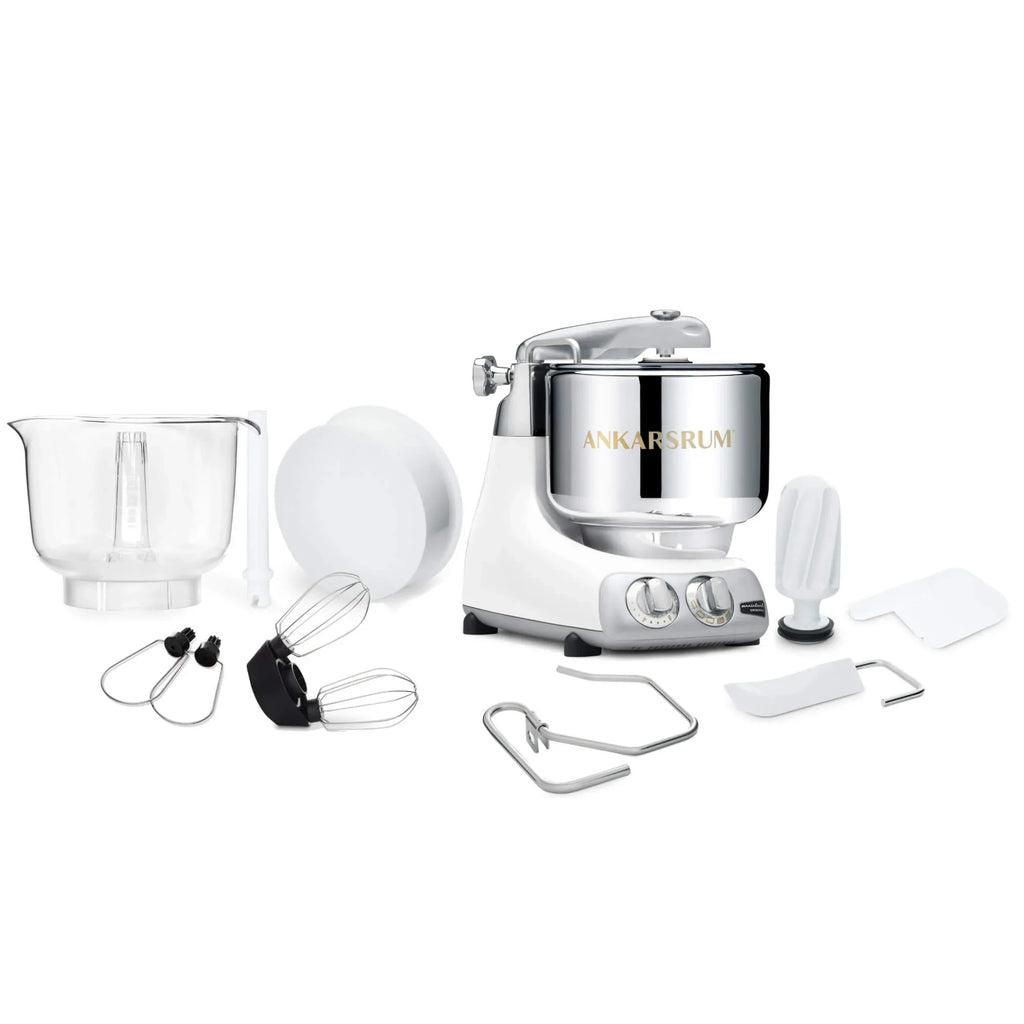 2025 Ankarsrum Assistent Original 6230 – robot de cocina multifunción potente con diseño retro, bol de acero inoxidable de 7 L, motor de 1500 W, accesorios variados, garantía de 7 años