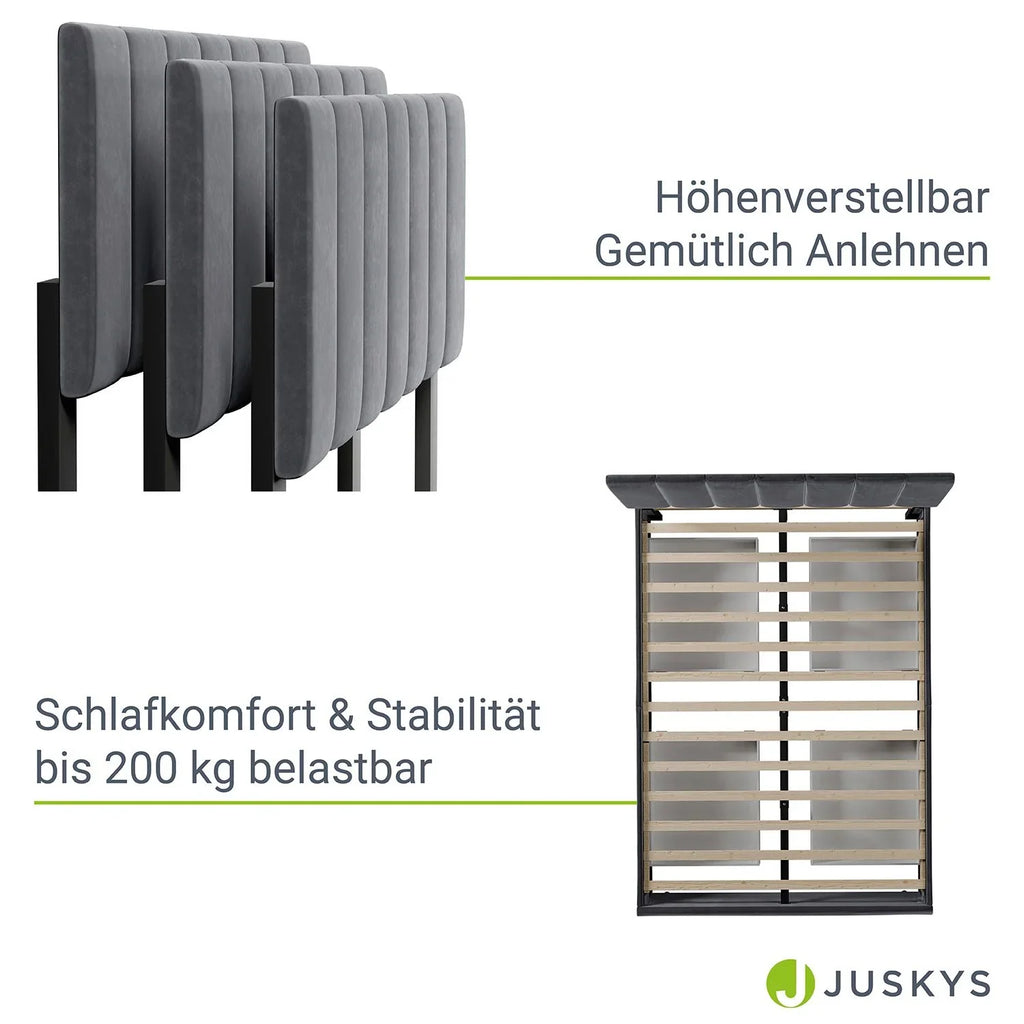 2025 Cama tapizada en terciopelo Soria