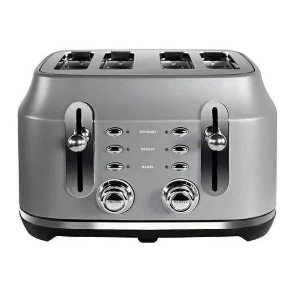 2025 Tostadora clásica Rangemaster RMCL4S201GY para 4 rebanadas – Gris
