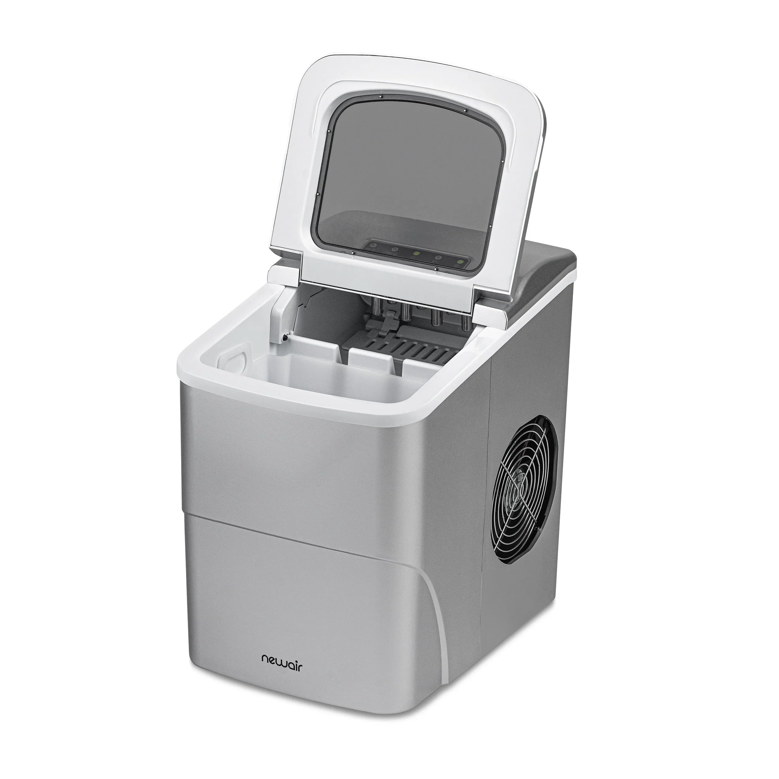 2025 Máquina de Hielo de Encimera Newair® – Cubitos en Forma de Bala, 12 kg/día – Negro Mate