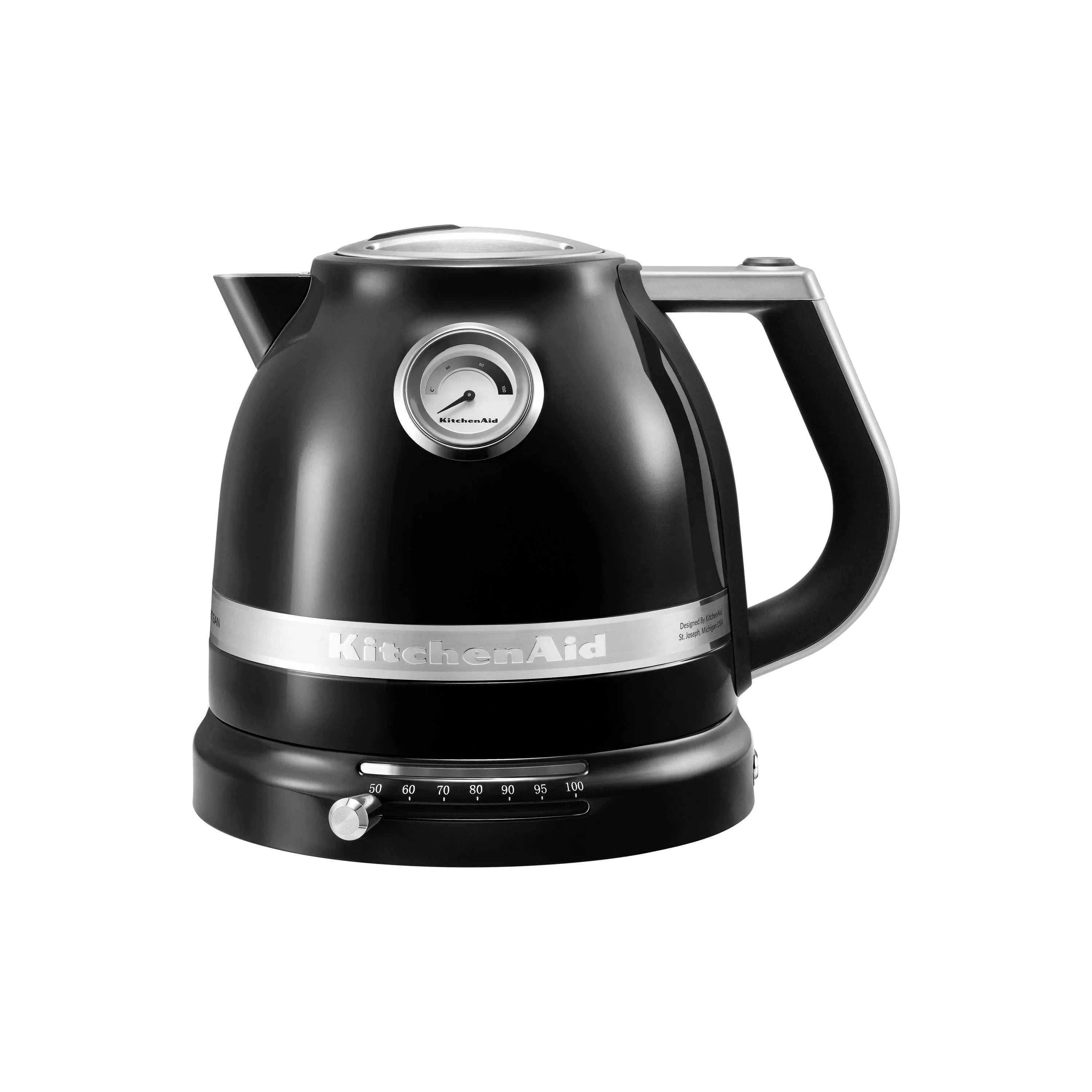 2025 Set de desayuno KitchenAid Artisan con hervidor 5KEK1522, tostadora de 2 ranuras 5KMT2204 y soporte para panecillos