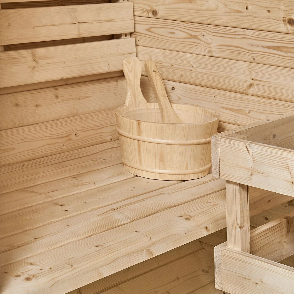 2025 Sauna barril Spitzbergen con estufa de sauna