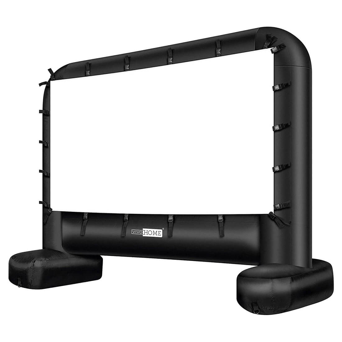 Pantalla de Cine Inflable Mega de 14-17 Pies para Proyección Frontal y Trasera