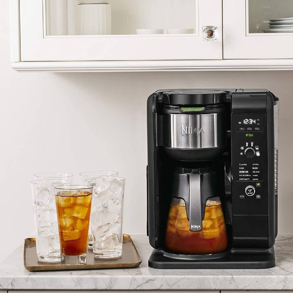 Sistema Ninja de Infusión Caliente y Fría, Cafetera y Tetera con Auto-iQ y Jarra de Vidrio