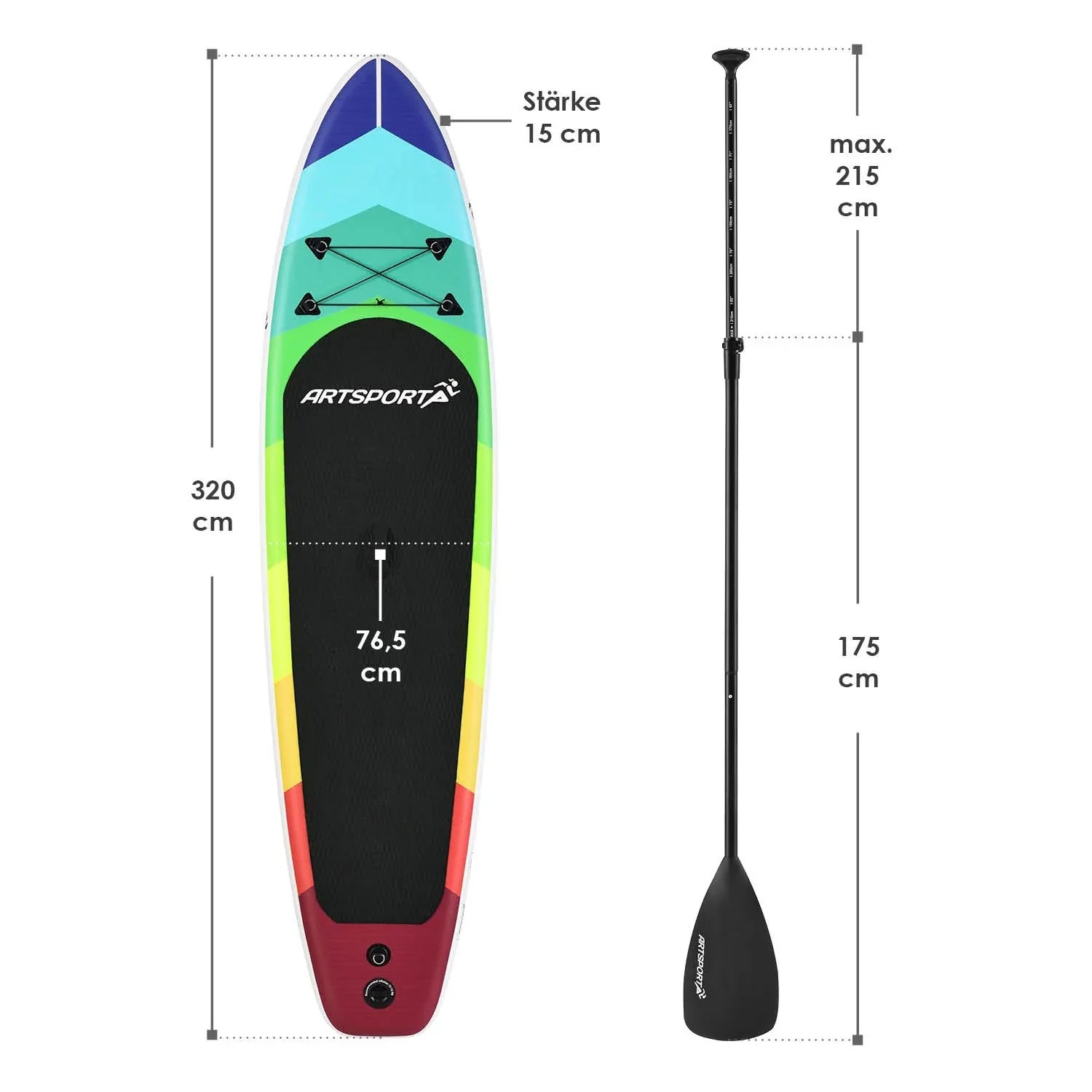 2025 Kit completo de tabla de stand-up paddle