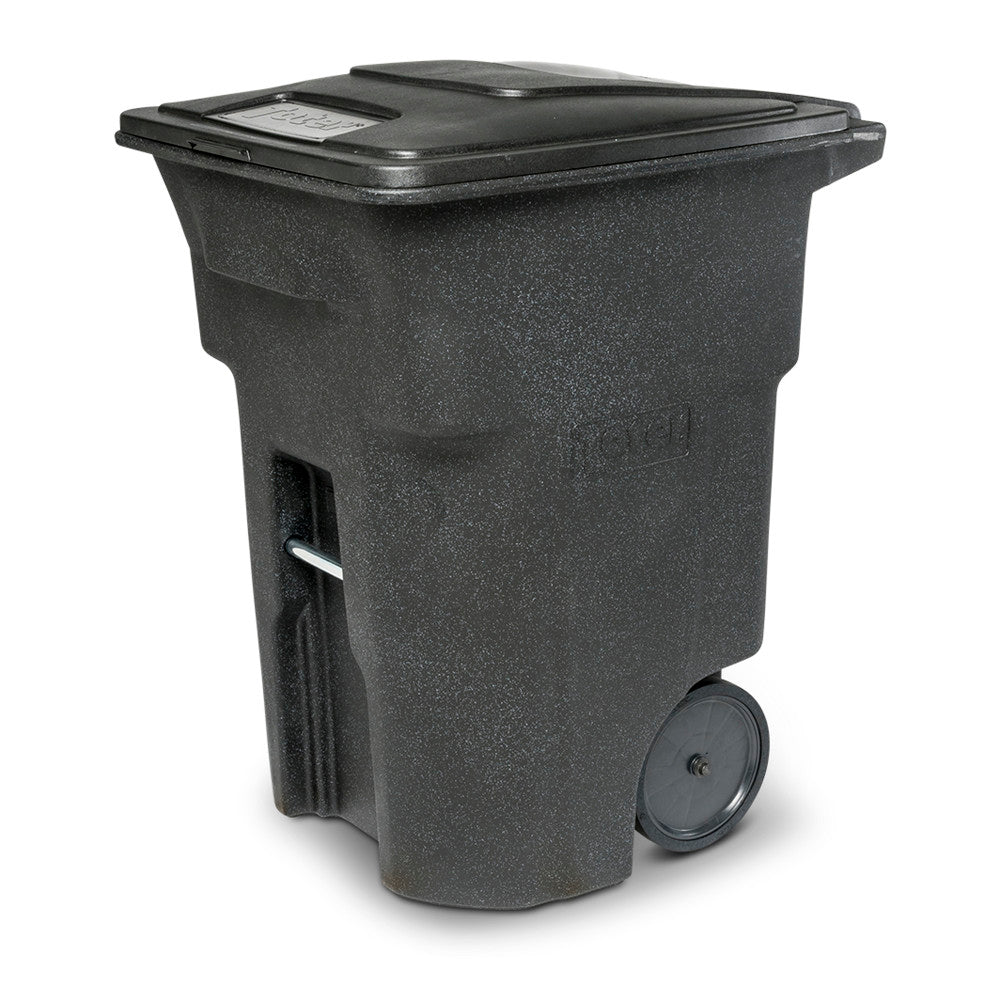 2025 Contenedor de Basura Toter de 96 Galones con Ruedas Silenciosas y Tapa