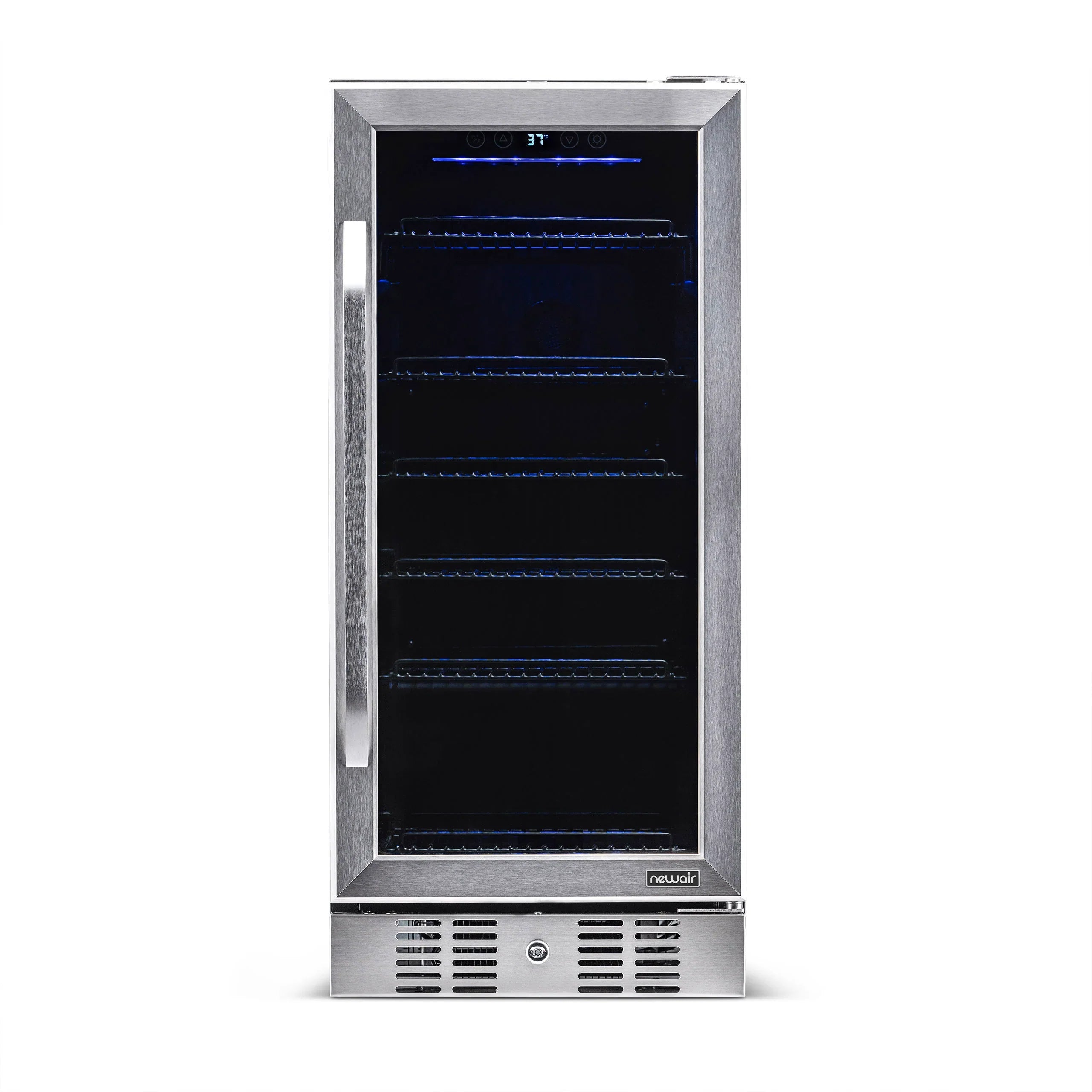 2025 Newair® Refrigerador de Bebidas Empotrable de Acero Inoxidable - 96 Latas - 15”