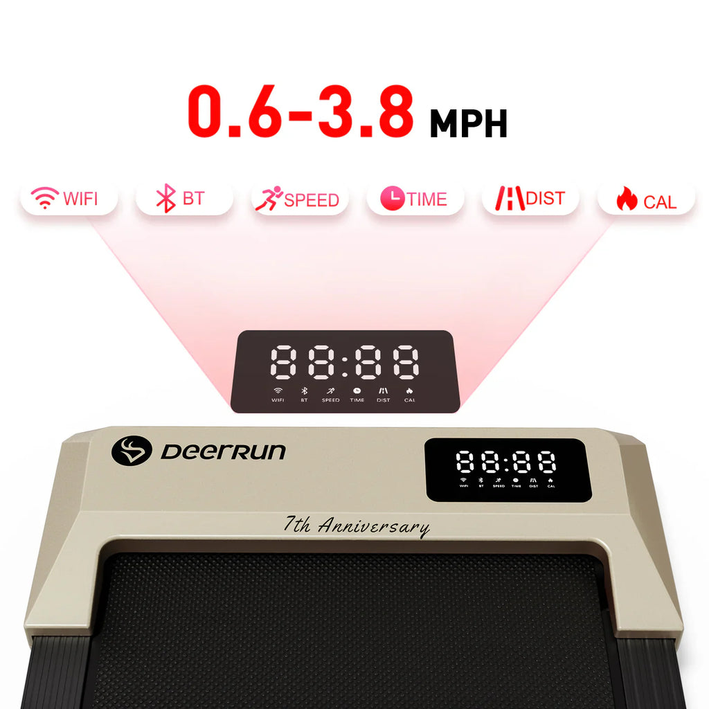 2025 Cinta de Caminar Inteligente DeerRun Q1 Starlight con Control Remoto – 159 kg