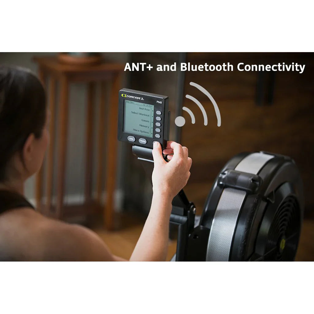 2025 Concept2 Model D Remoergómetro de Alta Gama – Entrenamiento Corporal Completo, Estructura de Aluminio Duradera, Monitor de Rendimiento PM, Resistencia Ajustable