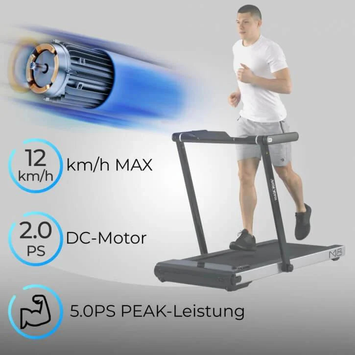 2025 Cinta de correr MAXXUS M8 – Compacta y potente (5,0 CV pico) con amortiguación en 4 zonas
