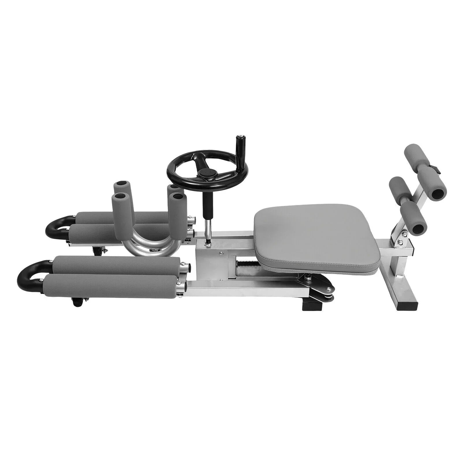 Dispositivo profesional de estiramiento de piernas con capacidad de carga de 150 kg, equipo robusto para el hogar y el gimnasio.