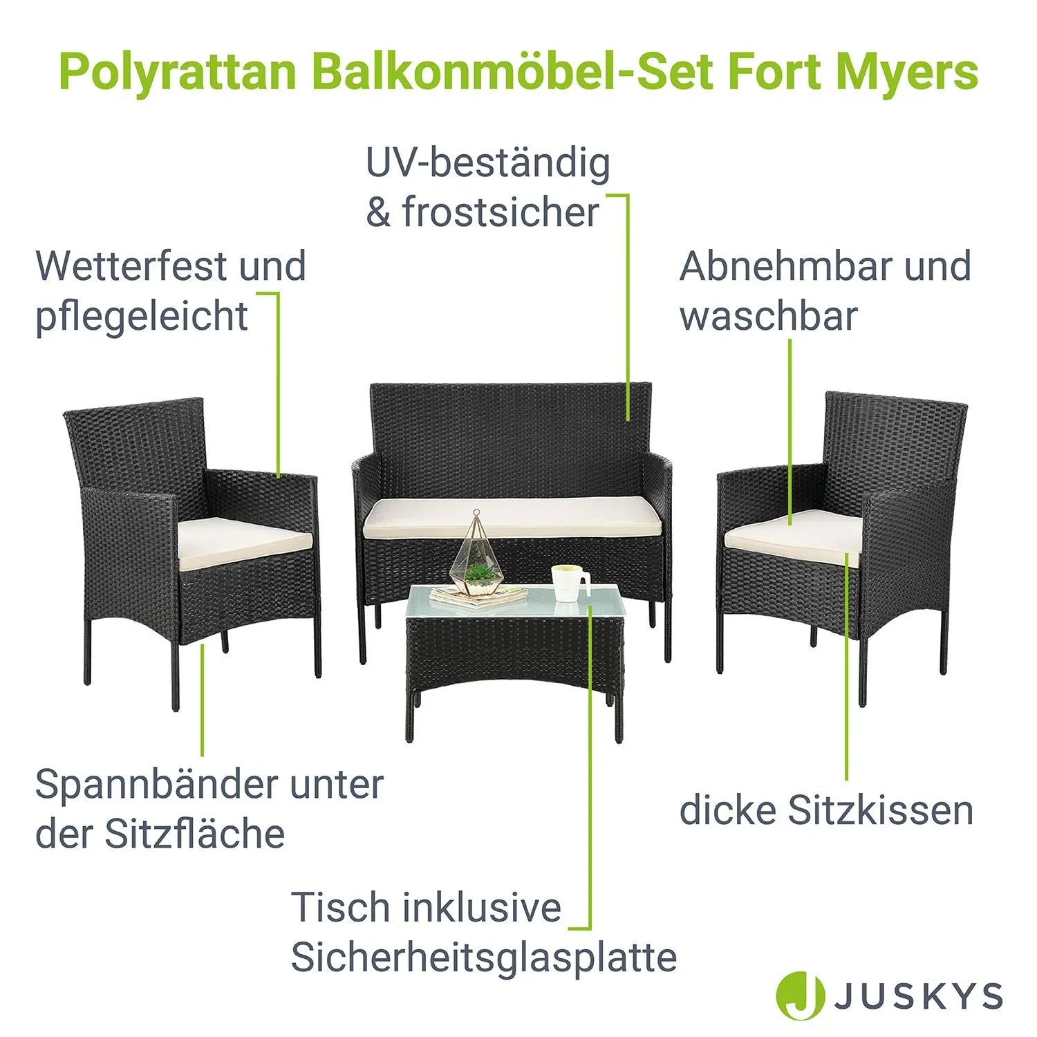 2025 Conjunto de salón de poliratán Fort Myers