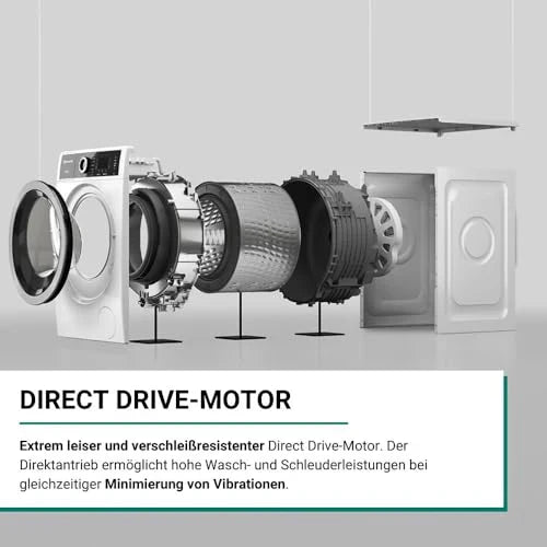 2025 Bauknecht B6R 88 SILENCE DE Lavadora / 8 kg / Carga frontal / Supreme Silence / Clase energética A-20 % / 1400 rpm / Motor ZEN / Muy silenciosa / Steam 3.0 – 3 tecnologías de vapor potentes