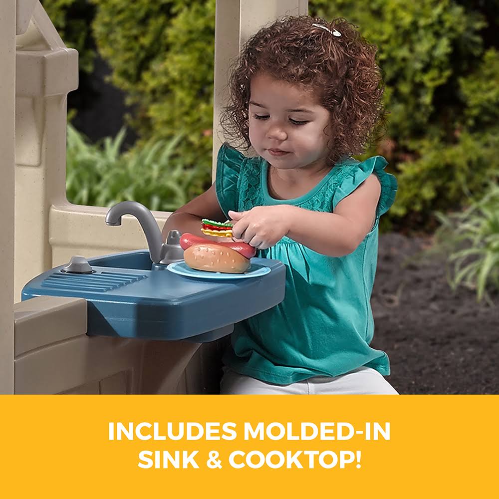 2025 Casa de Juguete Step2 Charming Cottage – Cabaña Infantil de Juegos con Cocina y Chimenea