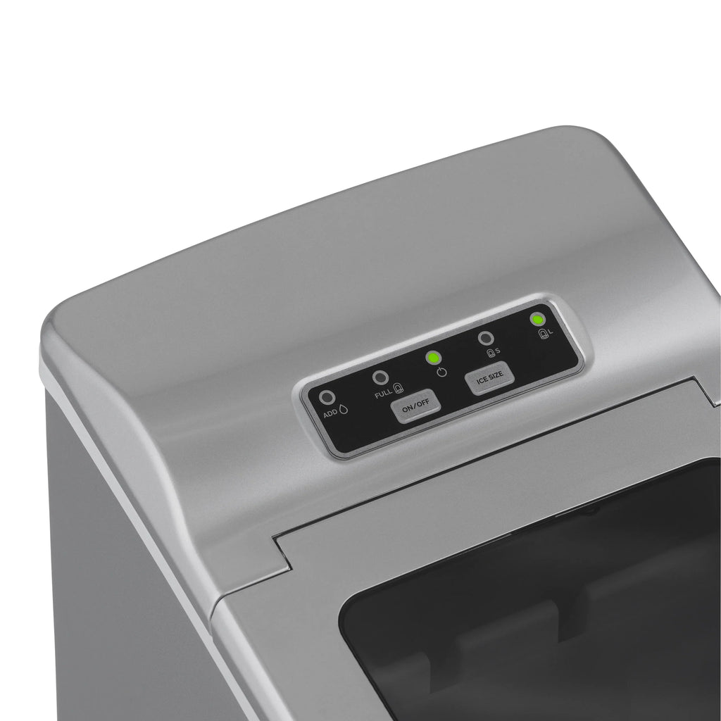 2025 Máquina de Hielo de Encimera Newair® – Cubitos en Forma de Bala, 12 kg/día – Negro Mate