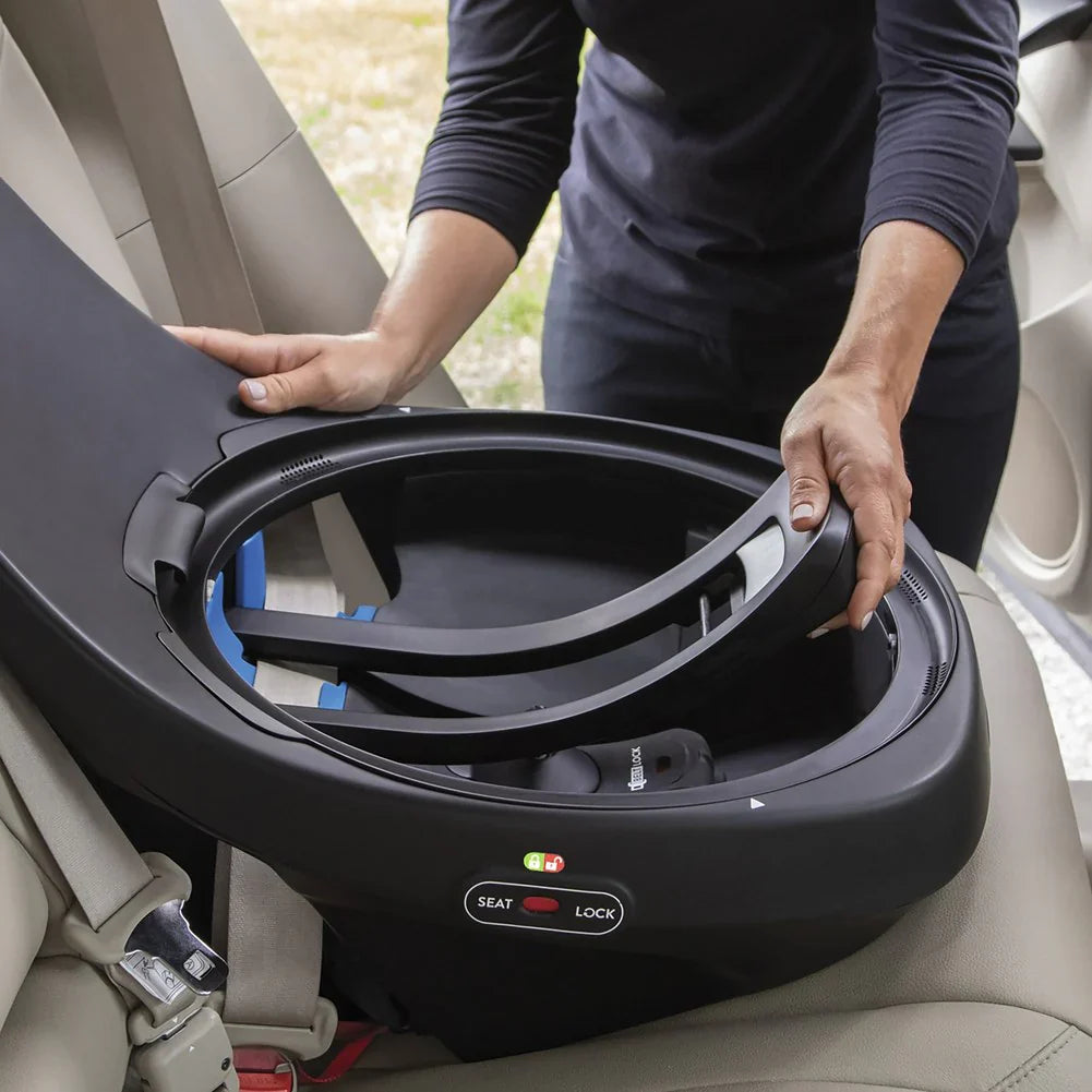2025 Evenflo GOLD Revolve360 Slim Asiento de Coche Giratorio 2 en 1 con SensorSafe