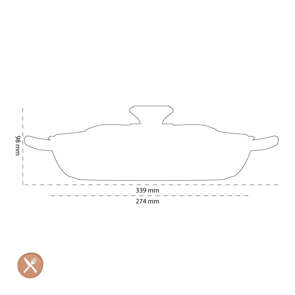 2025 Le Creuset - Cacerola Campagnard Signature Blossom 26 cm Rosa Concha