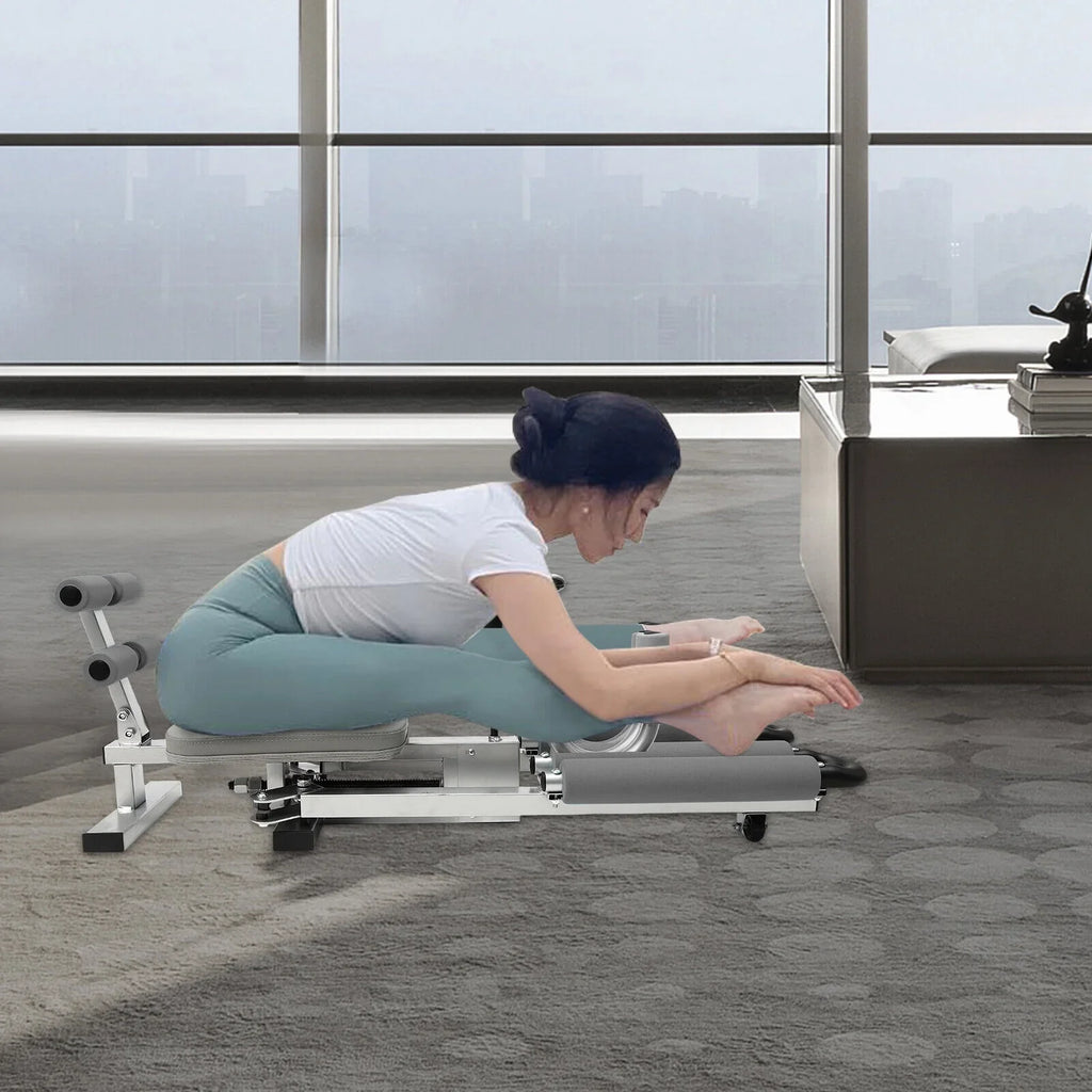 Máquina profesional de estiramiento de piernas Miu Meow (149 kg), dispositivo sólido para mejorar la flexibilidad, equipo de ejercicio para estocadas, ideal para yoga y gimnasio en casa.