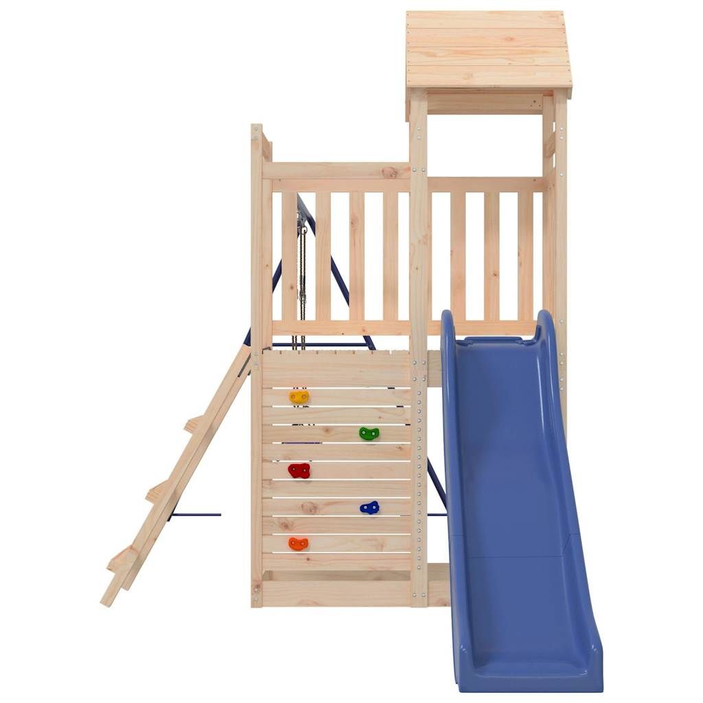 Parque Infantil De Exterior Madera Maciza De Pino Vidaxl