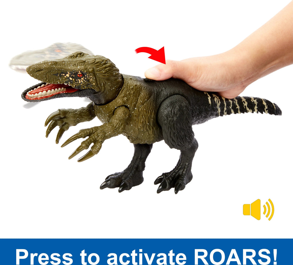 Figura de Dinosaurio Orkoraptor Jurassic World Wild Roar con Sonidos