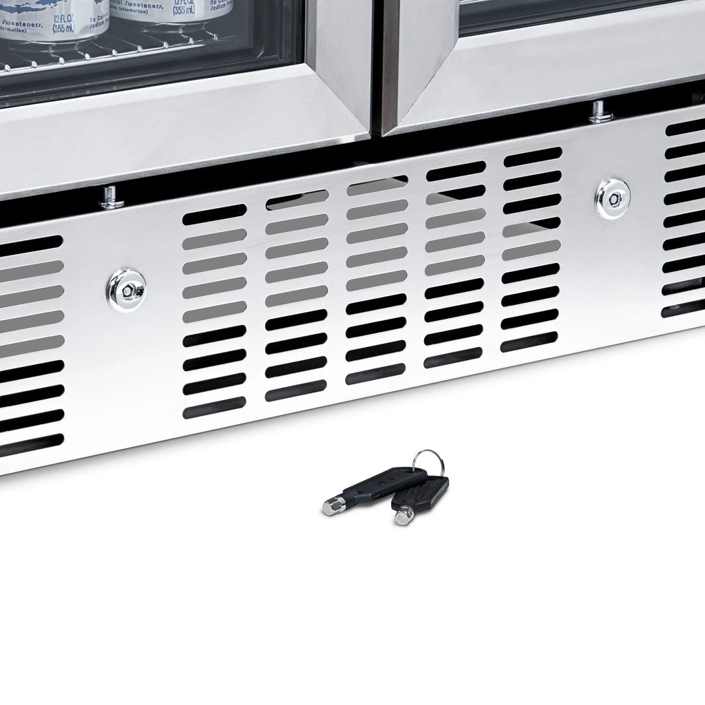 2025 Newair® Refrigerador Empotrable de Doble Zona para 58 Latas y 18 Botellas - 24"