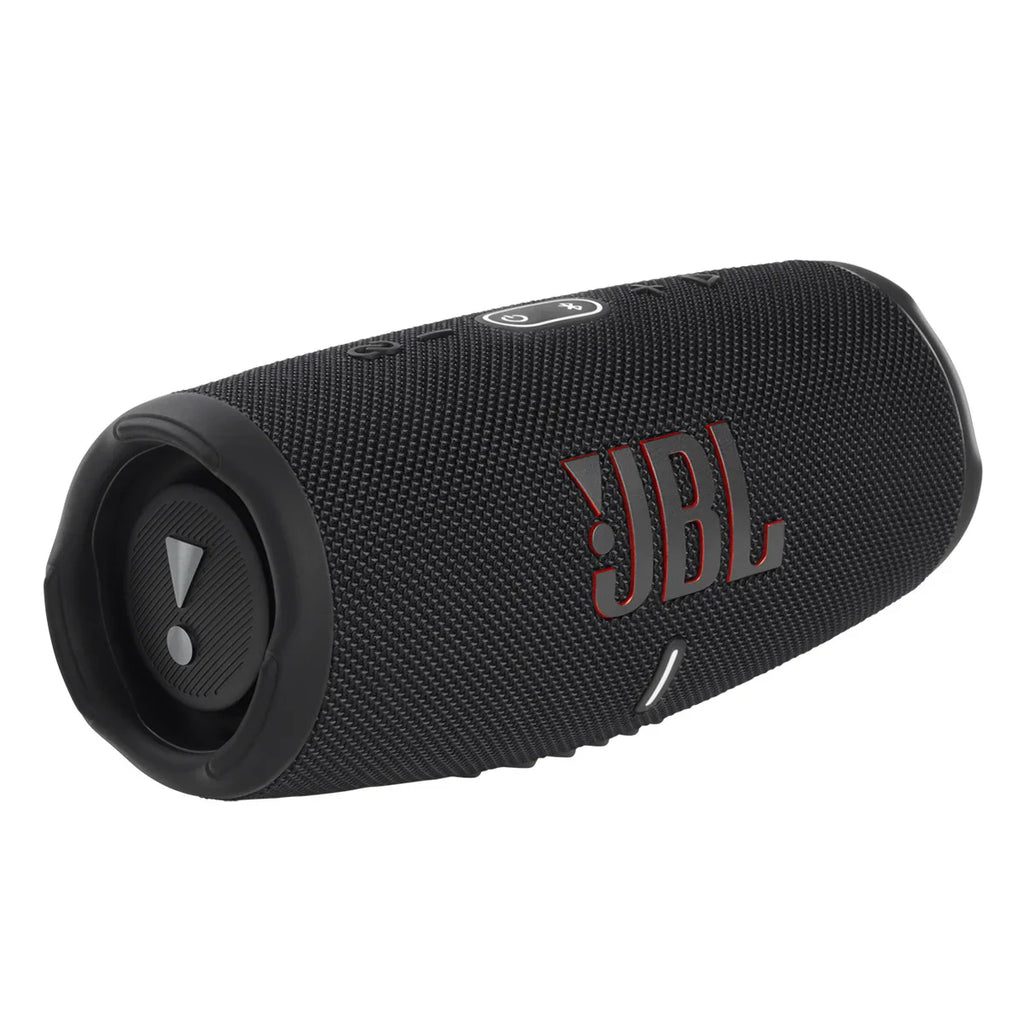2025 Altavoz Bluetooth portátil resistente al agua JBL Charge 5 con Powerbank – Par (Negro/Teal)