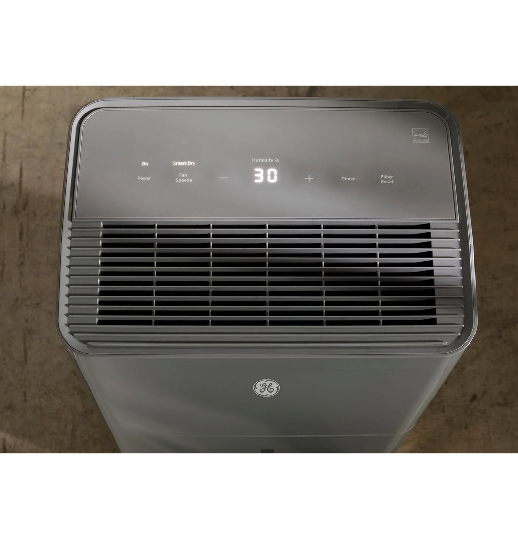2025 GE Appliances ADYR50LC – Deshumidificador Portátil Certificado Energy Star® con Smart Dry para Espacios Húmedos