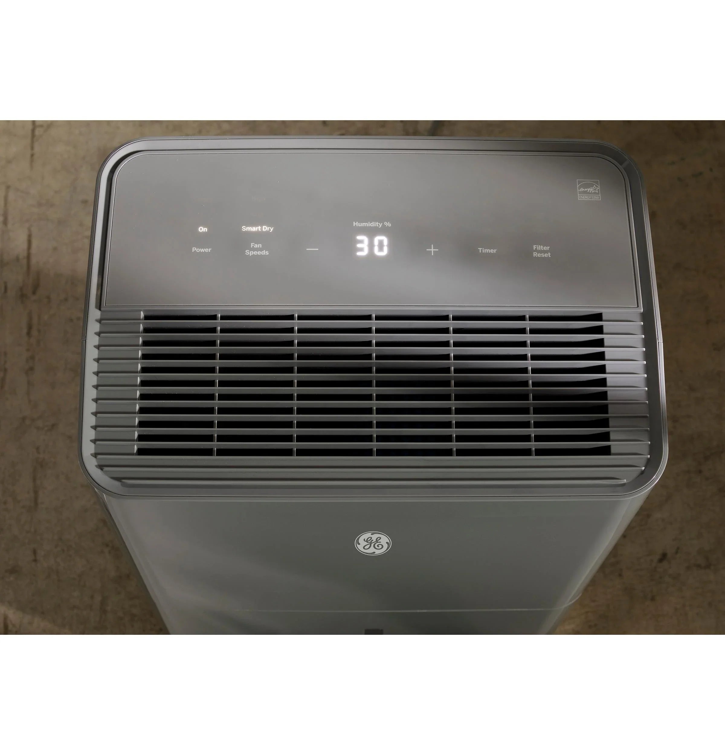 2025 GE Appliances ADYR50LC – Deshumidificador Portátil Certificado Energy Star® con Smart Dry para Espacios Húmedos