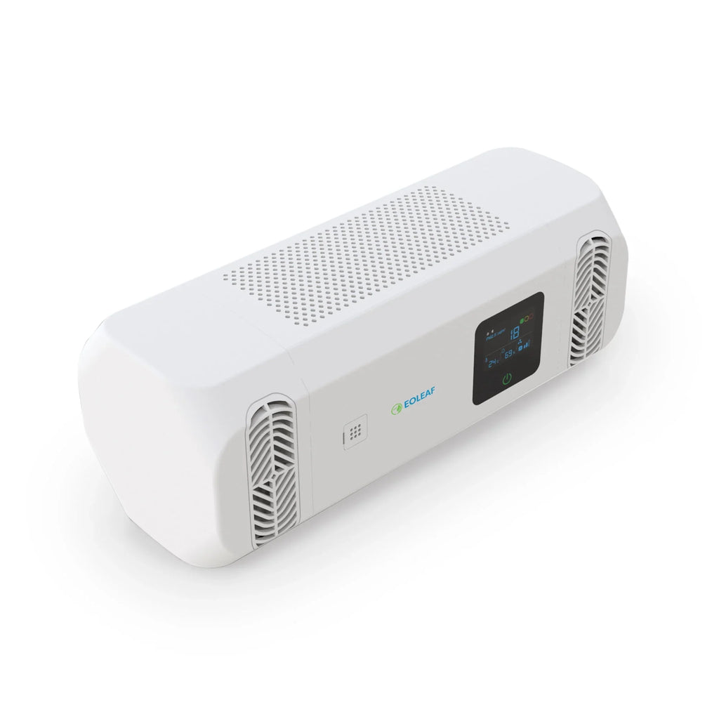 2025 Purificador de aire Eoleaf Pure CAR — Filtro HEPA H13 e ionizador – Para vehículos de hasta 13 m³