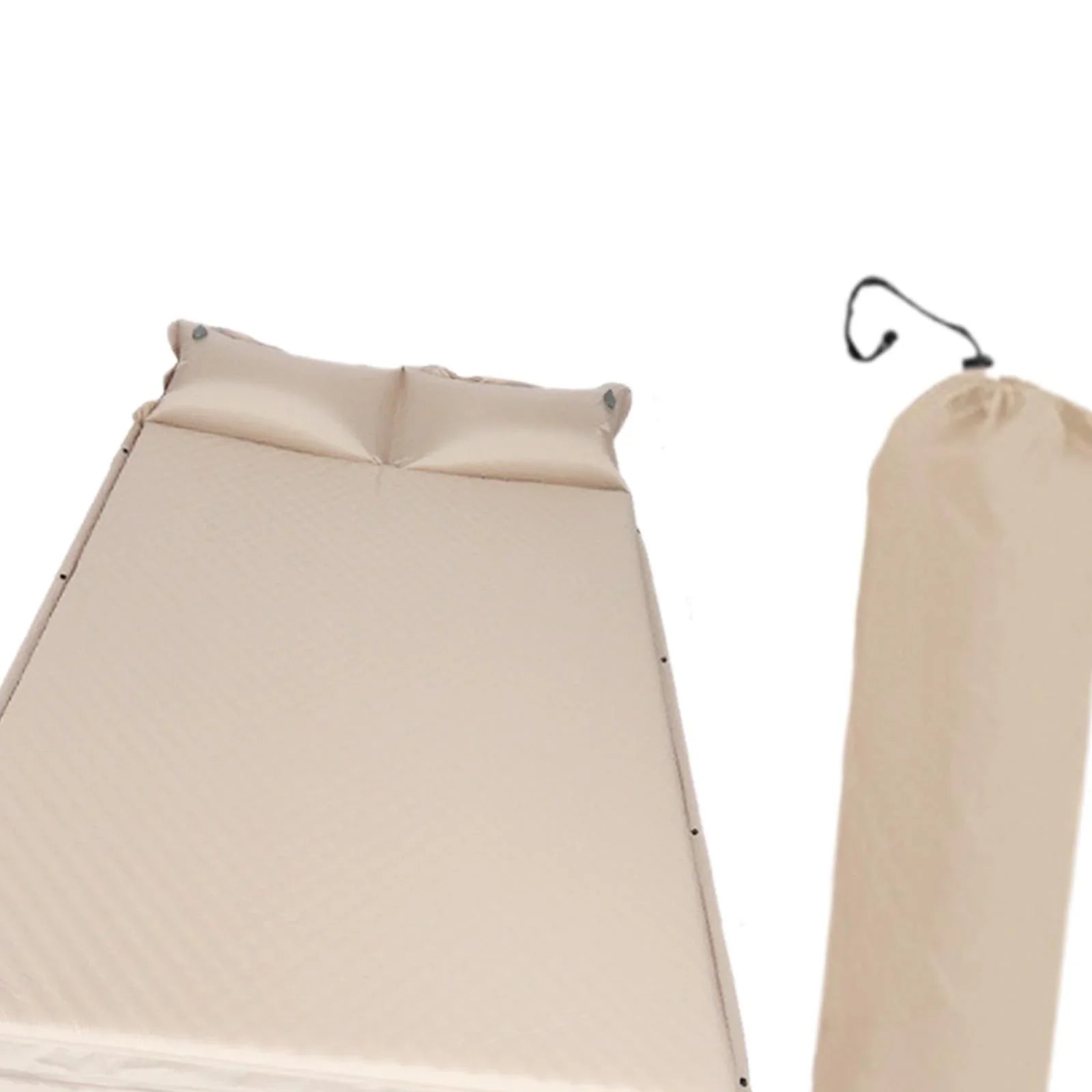 2025 Colchón inflable automático Simhoa para camping, colchón de dormir con bomba integrada, colchón autoinflable compacto para senderismo, picnic, viajes, cama doble.