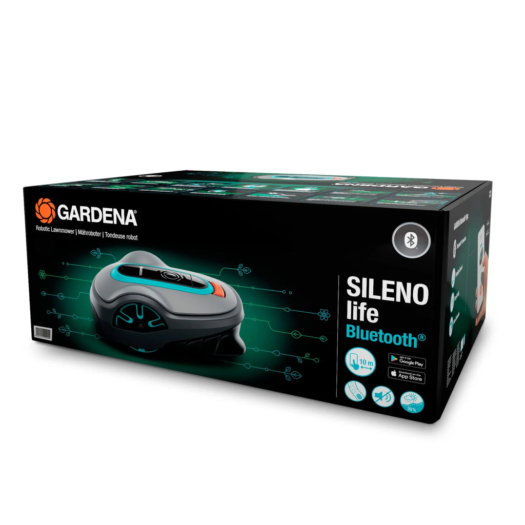 2025 Robot cortacésped Gardena SILENO minimo 350 m²: cortacésped inteligente con conectividad óptima, programable vía la aplicación Gardena Bluetooth (15208-47)