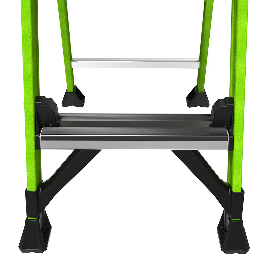 2025 Escalera de Tijera MightyLite™ Ultrafuncional de Fibra de Vidrio, Ligera y Segura