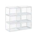 Cajas de Zapatos Apilables de Plástico