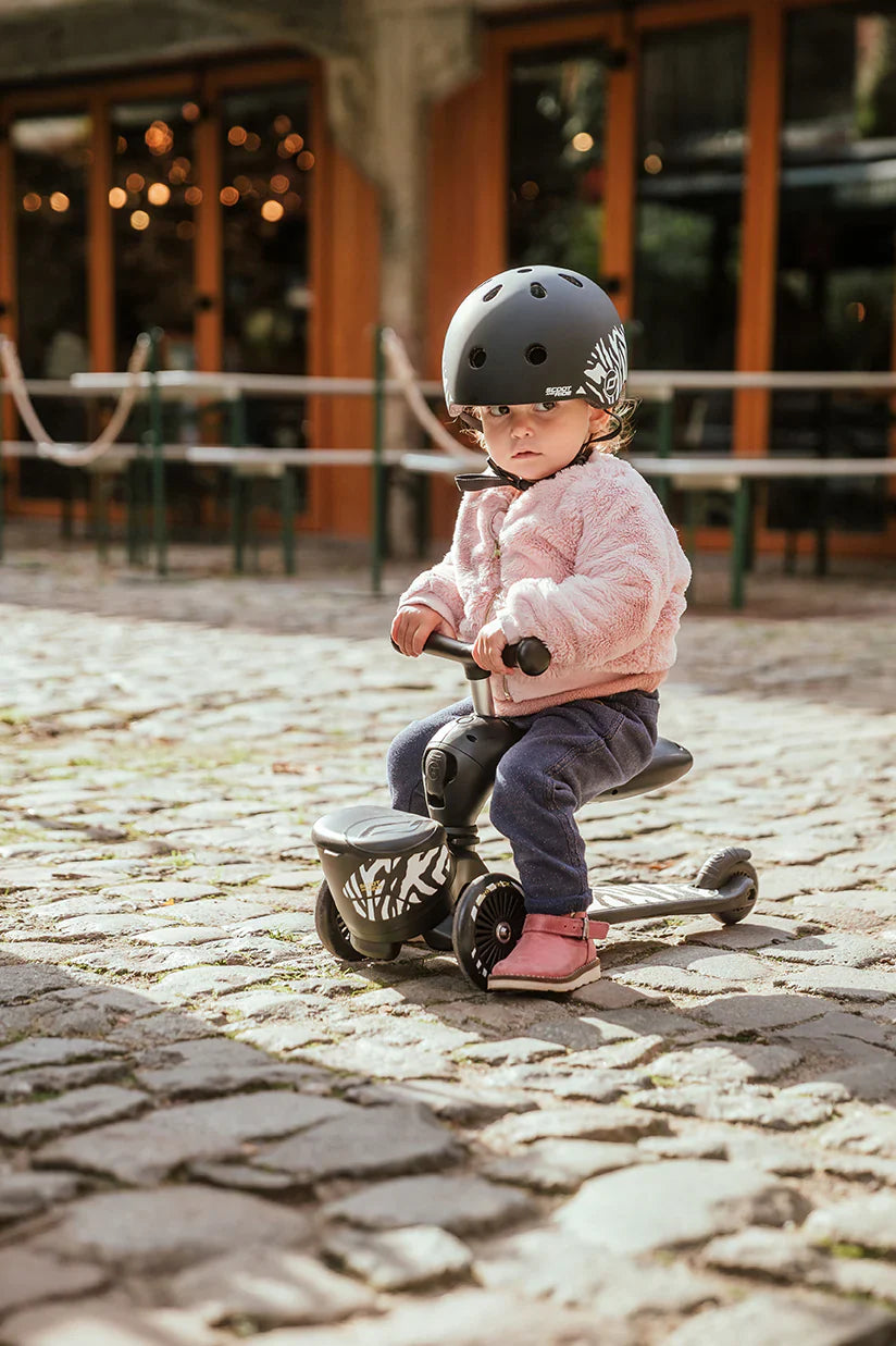 2025 Patinete Scoot & Ride Highwaykick 1 Lifestyle 2-en-1 con Asiento, para Niños de 1 a 5 Años, Diseño con Compartimento de Almacenamiento