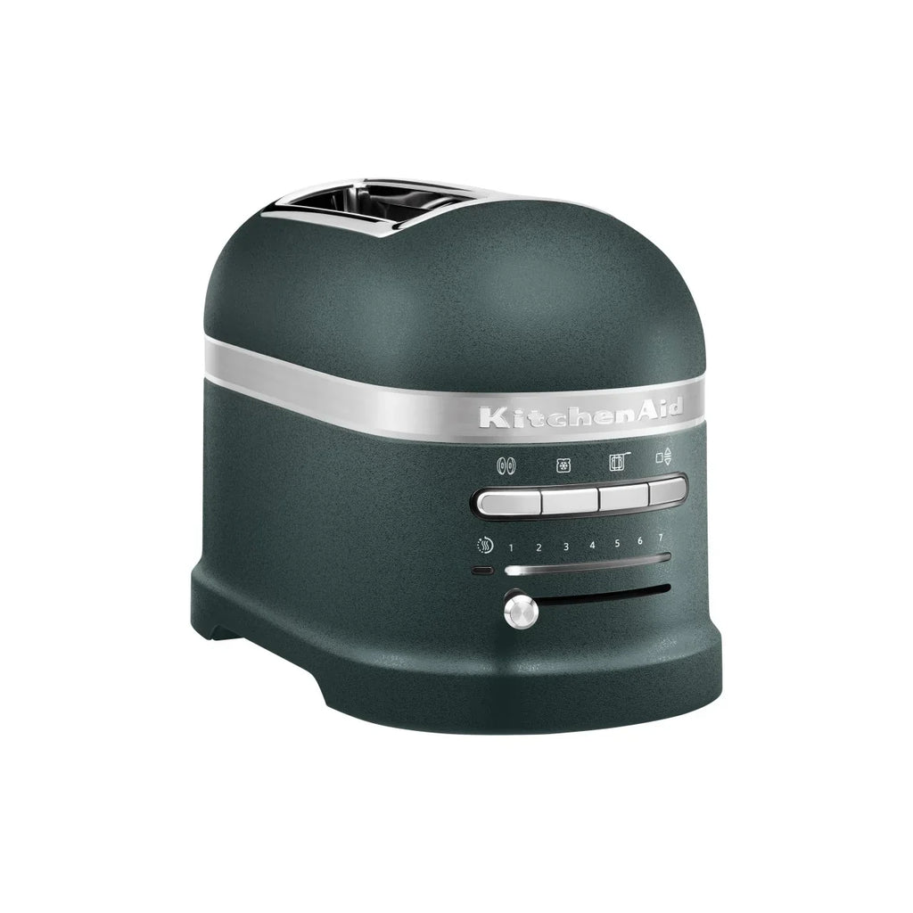 2025 Set de desayuno KitchenAid Artisan con hervidor 5KEK1522, tostadora de 2 ranuras 5KMT2204 y soporte para panecillos
