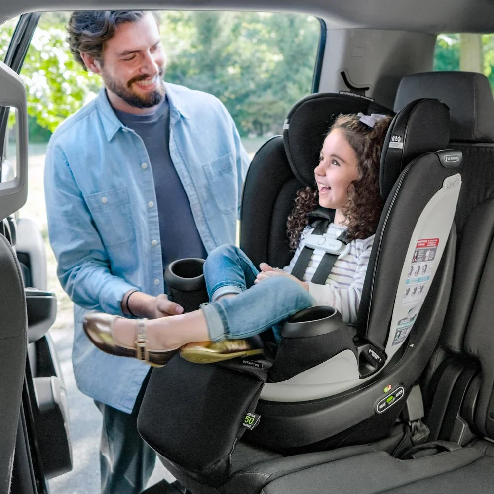 2025 Evenflo GOLD Revolve360 Slim Asiento de Coche Giratorio 2 en 1 con SensorSafe