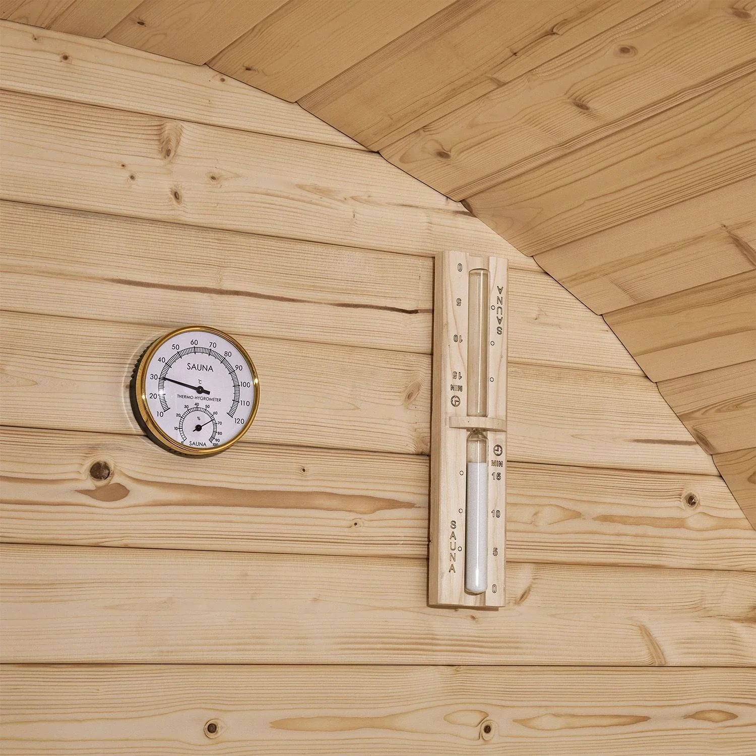 2025 Sauna barril Spitzbergen con estufa de sauna