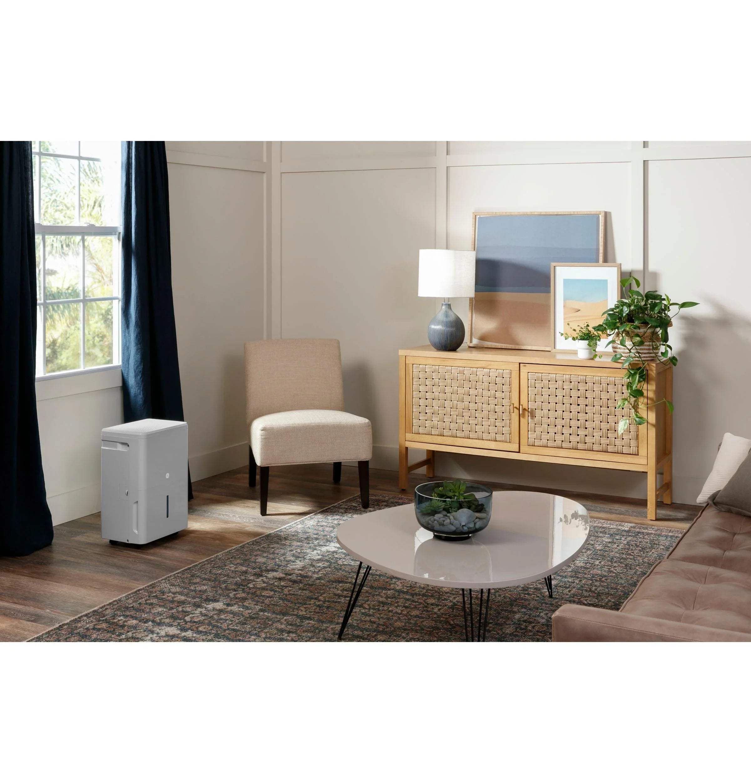2025 GE Appliances ADHR50LB – Deshumidificador Portátil Certificado Energy Star® con Smart Dry para Espacios Húmedos