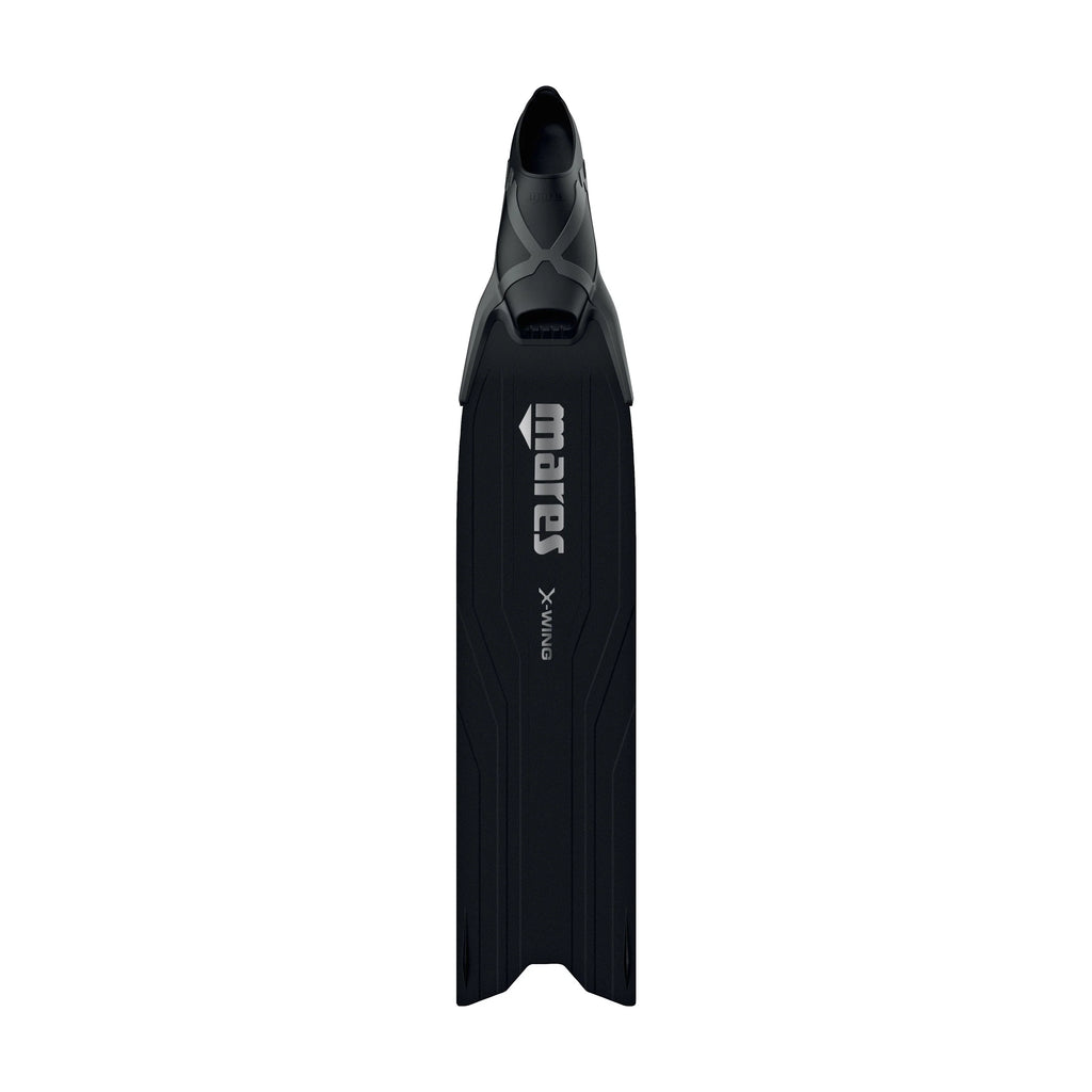 2025 Aletas de apnea X-Wing Pro – Inclinación de 30°, 19 cm de ancho, 71,3 cm de largo, pala cónica de elastómero, punta en V, pala intercambiable, uso pies descalzos