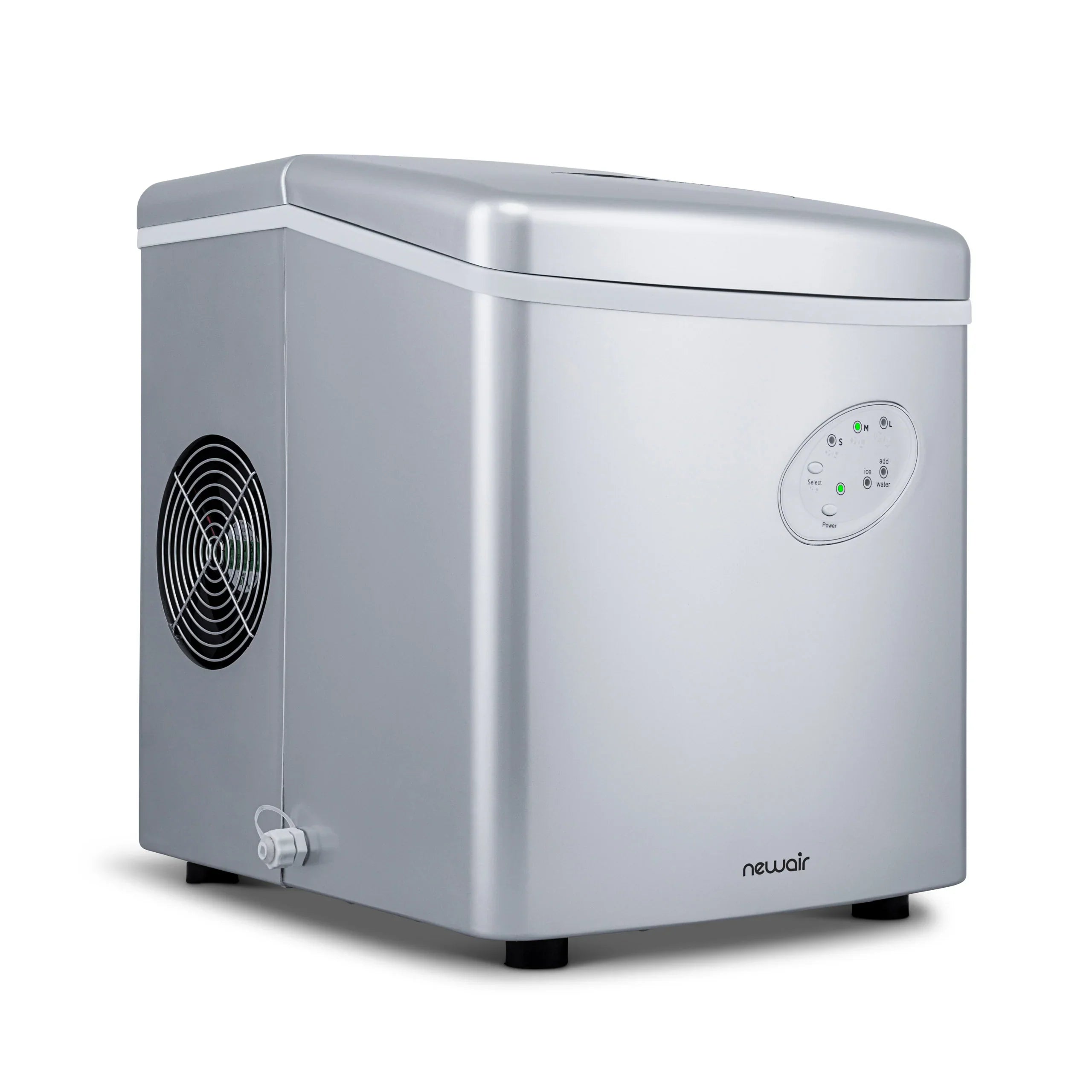 2025 Máquina de Hielo de Encimera Newair® – Cubos de Hielo en Forma de Bala
