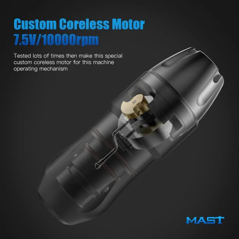 Máquina de Tatuaje Rotativa Mast Tour Pro Pen con Recorrido de 3.5 mm