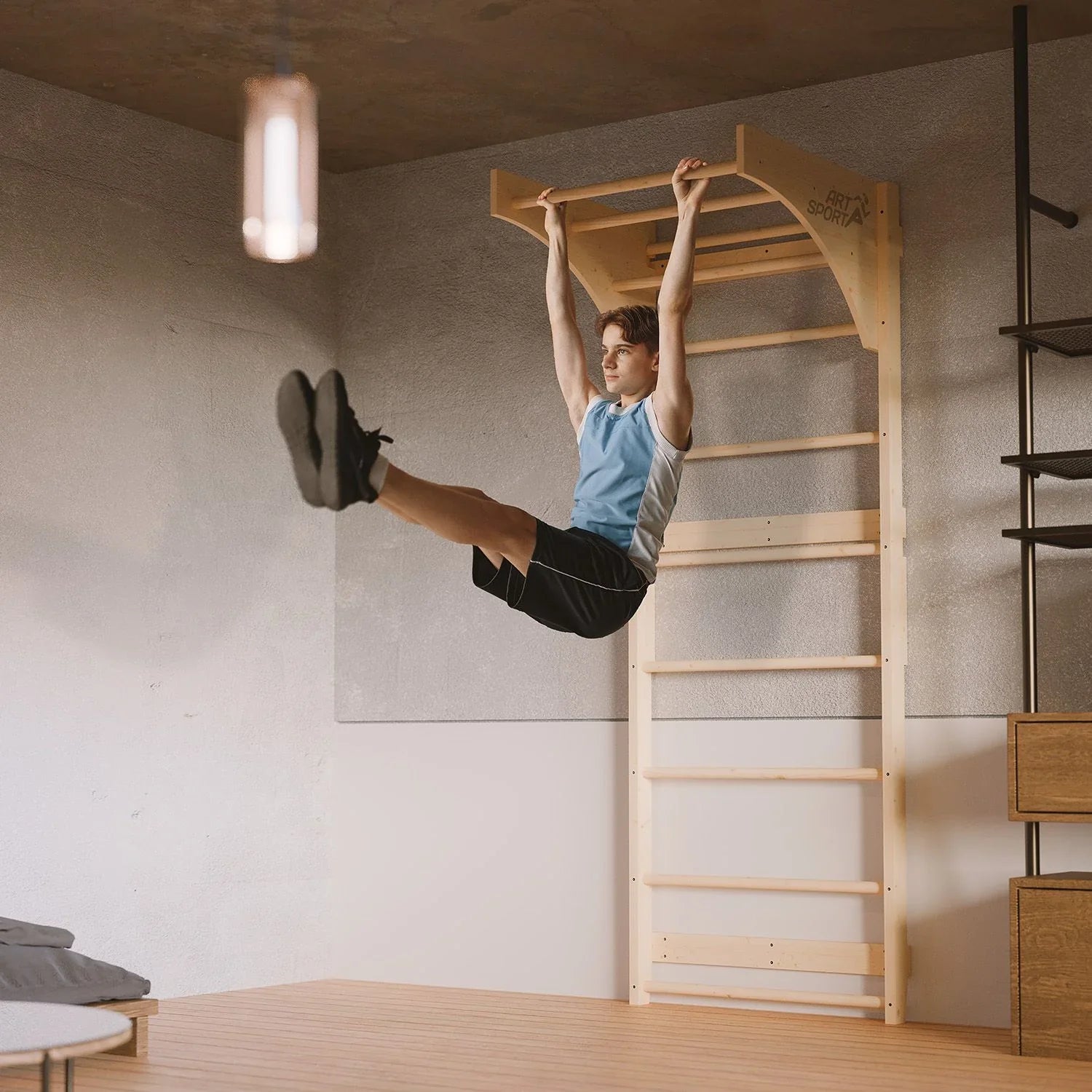 2025 Barra de Escalada de Pared para Adultos – Entrenamiento Funcional en Casa