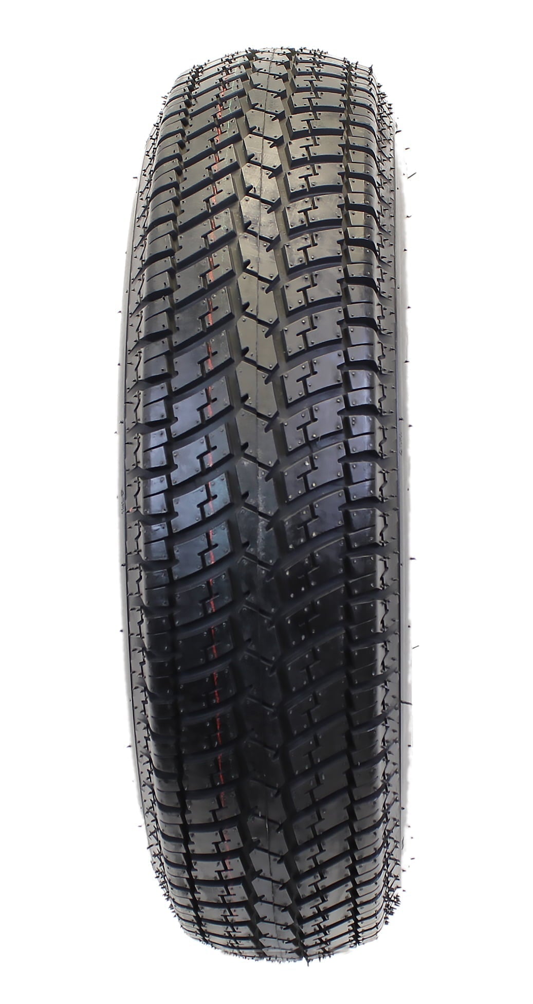 2025 Neumático para Remolque Montado en Llanta ST205/75D15 F78-15 205/75-15 LRC Rueda de 5 Perforaciones Color Plata Mod