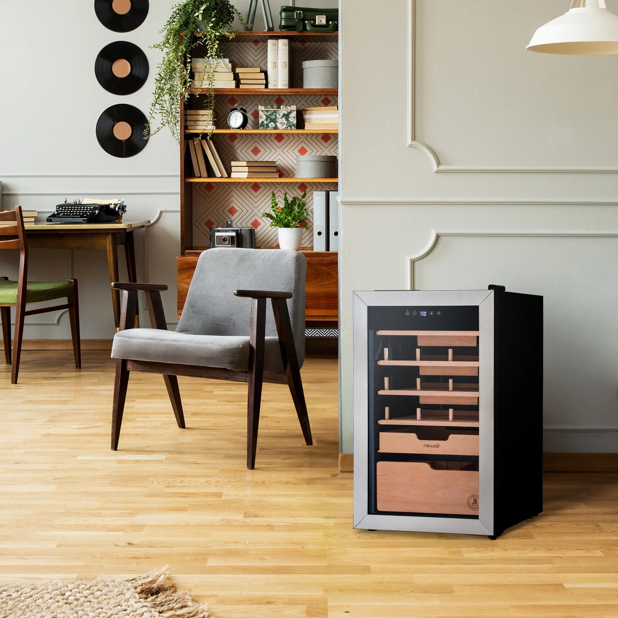 2025 Humidificador eléctrico para puros Newair® x Boveda – Capacidad para 500 puros