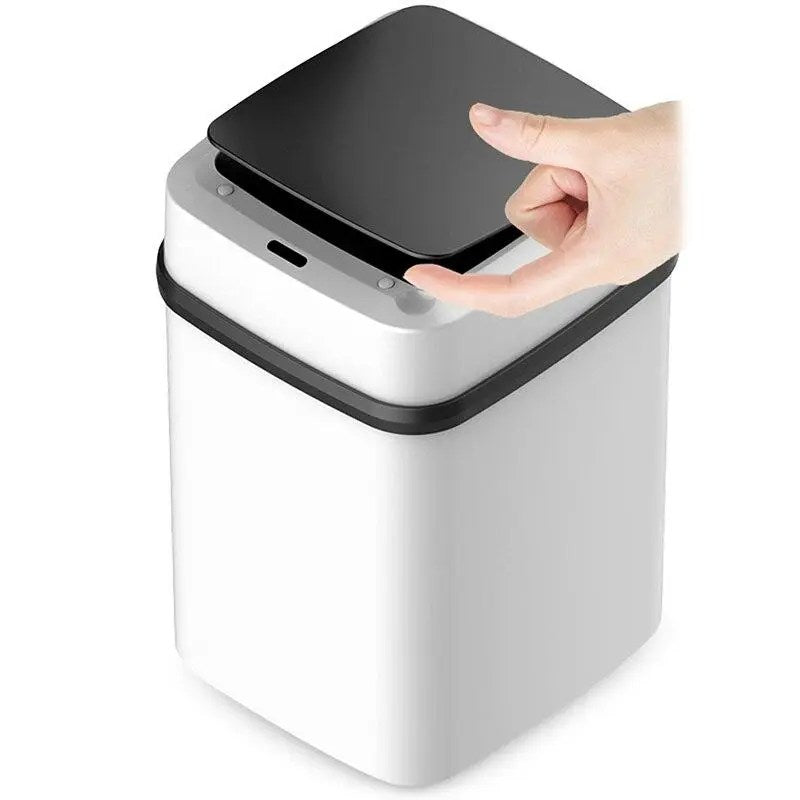 Cubeta de Basura de Cocina Automática con Sensor de Movimiento y Tapa Sin Contacto