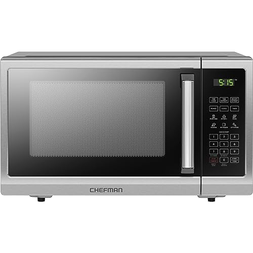 2025 Microondas de Encimera Chefman Essentials de Acero Inoxidable