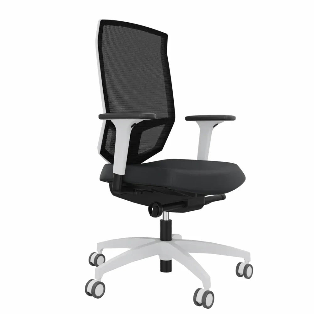 2025 Silla de Oficina Ergonómica Dauphin @JUST EVO MESH WHITE AJ 5776_SLP