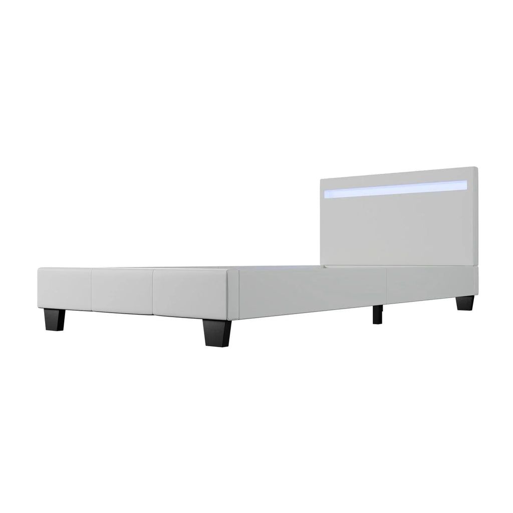 2025 Cama tapizada Verona 120x200 cm en blanco
