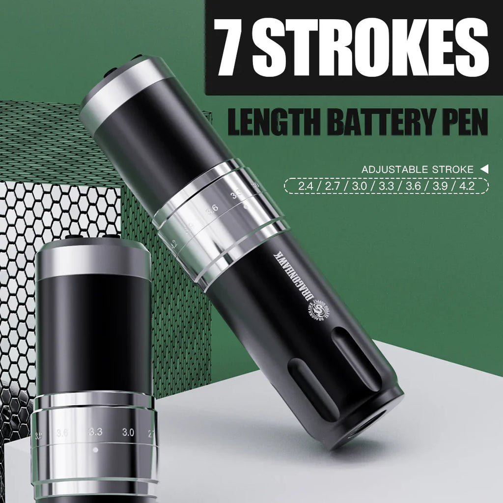 Kit de Máquina de Tatuaje Inalámbrica Dragonhawk