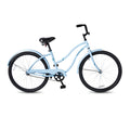 Bicicleta de paseo Concord Pacifica de 26 pulgadas para mujer, azul claro, para adultos